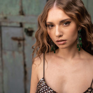 Goccia verde laminato