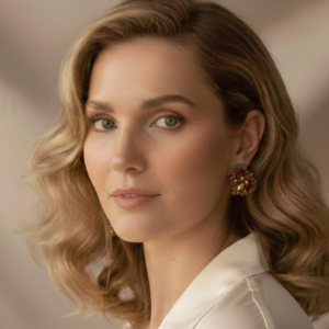 Cuoricini di Passione a Bottone in nero oro