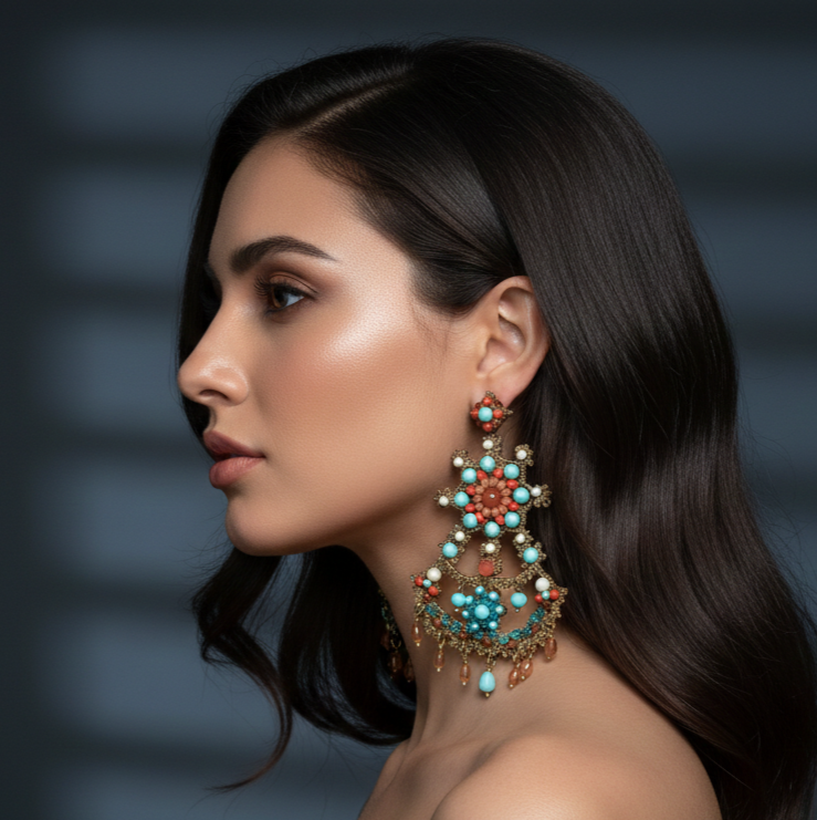 Demetra turchese peach - immagine 2