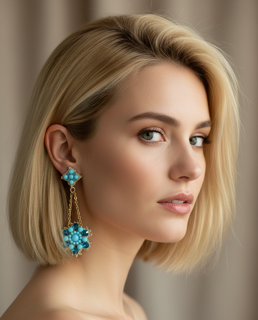 Fiore di Primavera Turchese - immagine 3