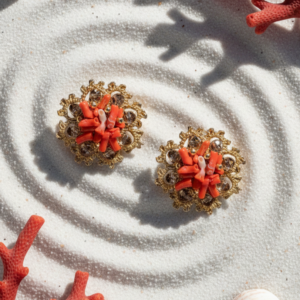 Bottoncino Scaglie corallo