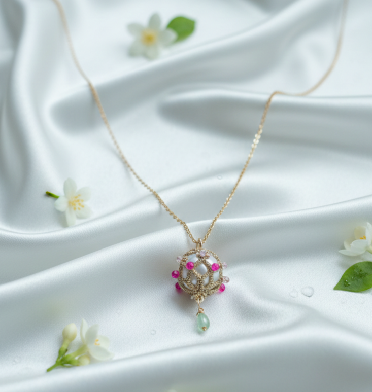 Collana Synphonia fucsia