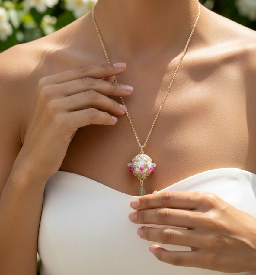 Collana Synphonia fucsia - immagine 2