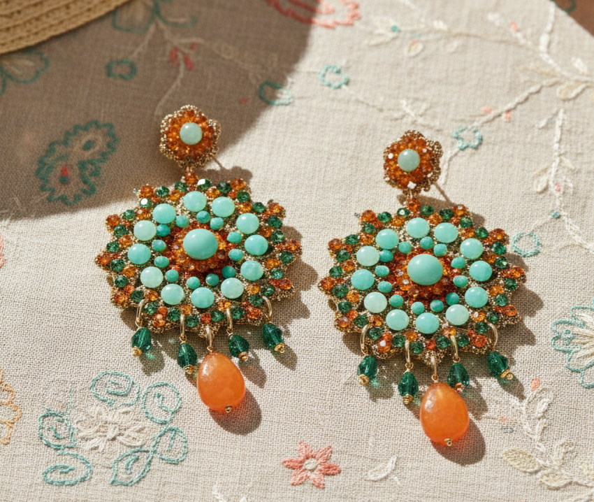 Arianna arancione verde